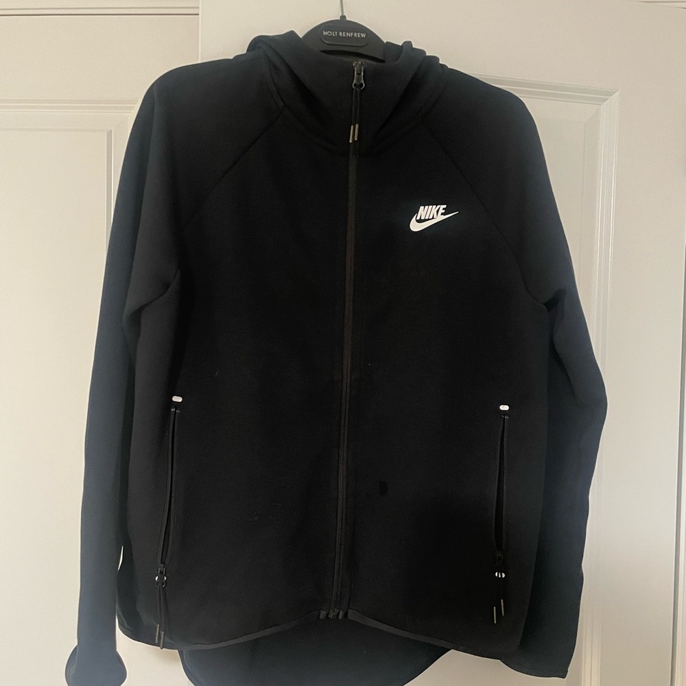 Nike Black and White Hoodie